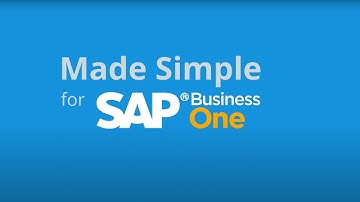 Made Simple for SAP Business One