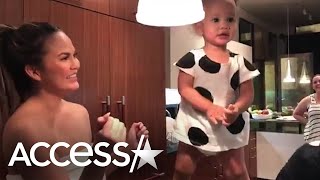 Chrissy Teigen Shares An Adorable Throwback Video Of Luna Dancing To Bruno Mars