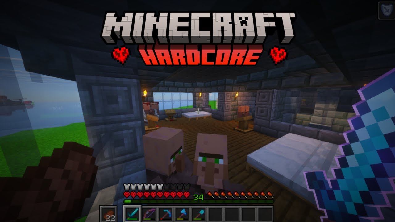 🔴MINECRAFT HARDCORE | TRADEANDO CON ALDEANOS! | DIRECTO 13
