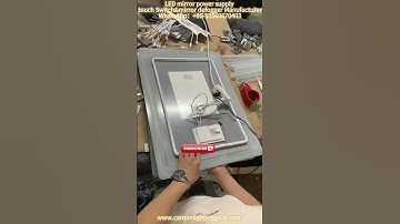 Diy vanity mirror with lights, led mirror 96W touch sensor switch driver. #touchsensor #touchswitch