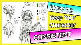 ▼How to Keep Your Character Consistent ▼ look the same every time ▼Character sheets▼ turnarounds