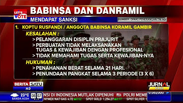 Anggota Babinsa dan Danramil Gambir Dikenakan Sanksi