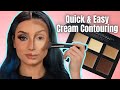 HOW TO APPLY CREAM CONTOUR FOR BEGINNERS | CREATIVE CLICHE