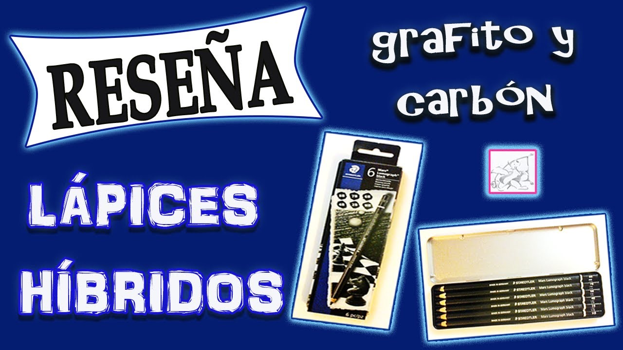 Staedtler Mars Lumograph Black Lápices híbridos Mina de grafito y carbón RESEÑA