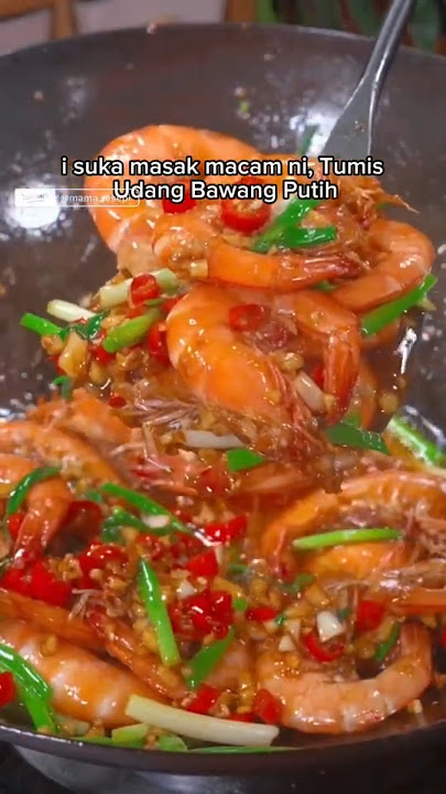 Resep Tumis Udang Bawang Putih #fyp #shorts #udang