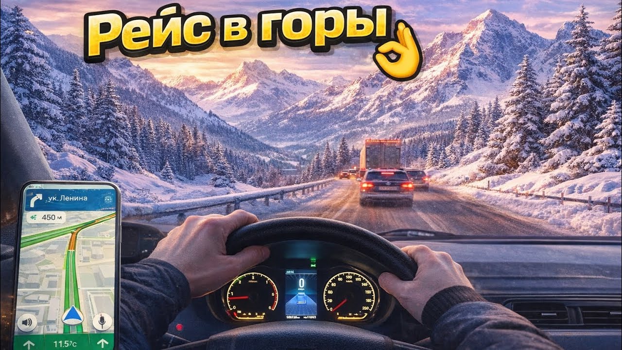Рейс в Уральские горы ⛰️загрузился, догрузился и погнал в Варну, купил 