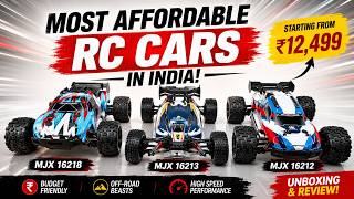 Most Affordable Brushless RC Cars in India | MJX 16212 vs MJX 16213 vs MJX 16218 | RCTALKS EP1
