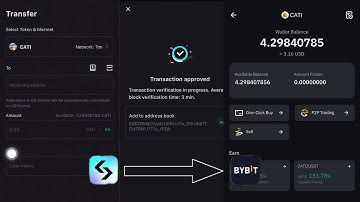 How to transfer CATI token from Bitget wallet to ByBit Exchange | Catizen Airdrop Claim