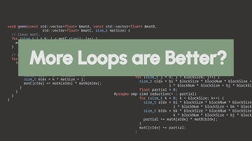 Adding Nested Loops Makes this Algorithm 120x FASTER?