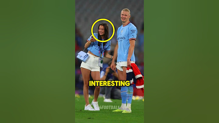 Haaland's Girlfriend is a Football player 😱🔥 #haaland #mancity #erlinghaaland