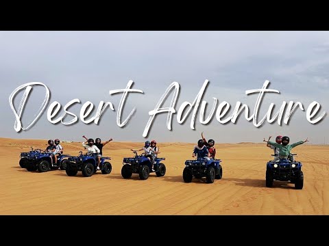 Dubai life | amazing desert day trip: Red Dunes ATV, sand surf, camel ride, shisha and performance