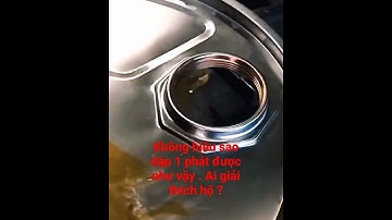 Dập nắp thùng phi #kimda #chetaomay