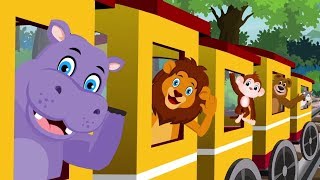 Wild Animal Express | Kids Songs \& Cartoon Videos For Children