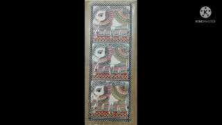 Madhubani Art Form By Artist Dr Sapna Goyal.