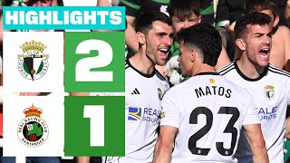 Highlights Burgos CF vs Real Racing Club (2-1)