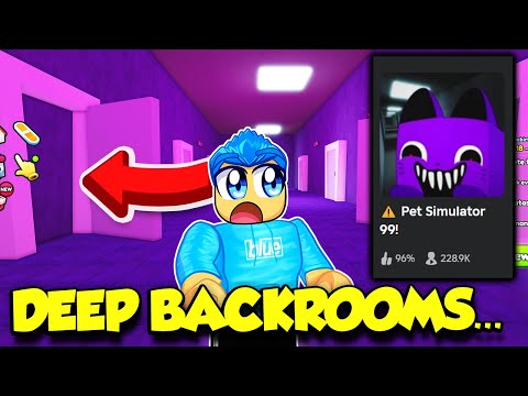 I Explored THE DEEP BACKROOMS In The New Pet Simulator 99 UPDATE And ITS SPOOKY!