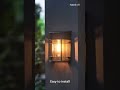 Youtube shorts- Hardoll solar wall lights waterproof &amp; automatic