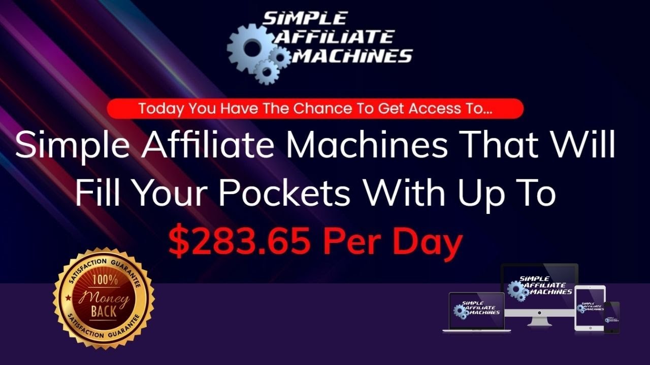Simple Affiliate Machines Demo video + ✅ Bonuses ✅