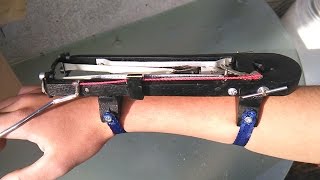 How To Make Wrist Mounted Slingshot Cannon | Part 2