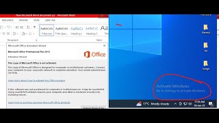 Active Windows / Microsoft Office Activation Wizard/Removed Activation water mark/How to stop Wizard