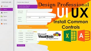 VBA UI UX-11: How to install Common Controls. ListView, TreeView, FlatScrollBar, ImageList etc.