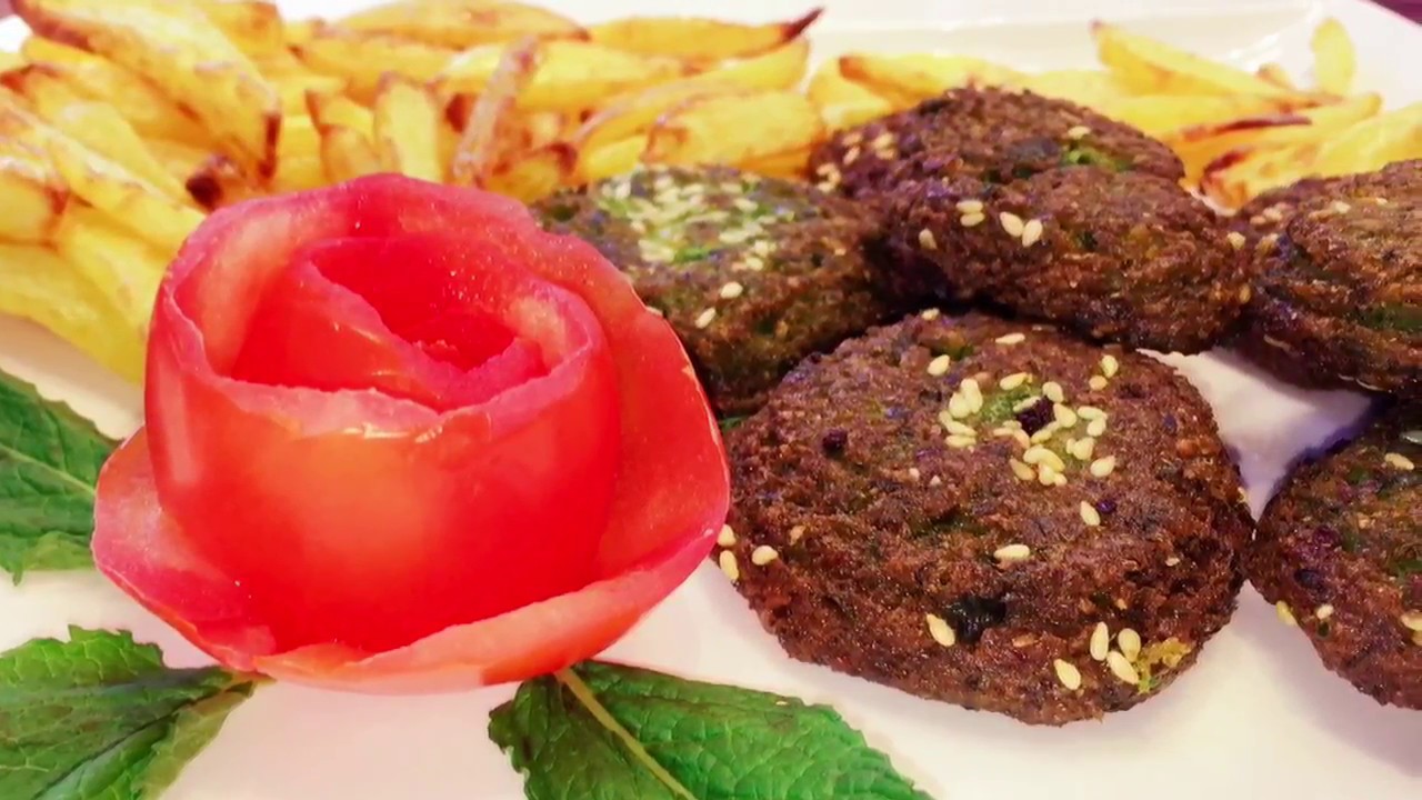 Falafel 🥙 Ta&amp;#39;ameya Tamia Ägyptische Falafel rezept vegan Deutsch - YouTube