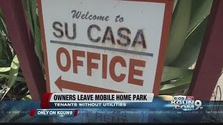 Mobile home park tenants in danger of losing utilities Mobile Home Park Leaks High Utility Bills Constant Problems Shorts