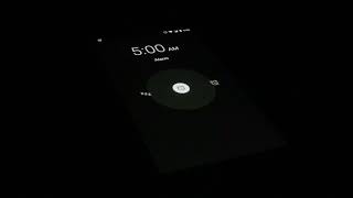 Free Morning alarm clock at  5 AM stock footage