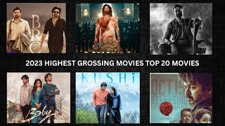 2023 Highest Grossing Top 20 Indian Movies | Salaar | LEO |Animal || Six Showes