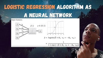 Logistic Regression model as a neural network