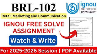 Ignou Brl-102 E 2025-2026 Solve Ignment Ignou Free Solve Ignment 2025-2026 Ignou