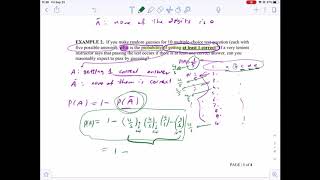 Complement & Conditional Probability 4.3