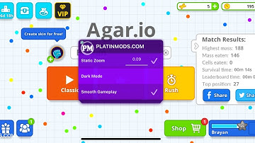 HOW TO GET ZOOM AND SMOOTHNESS ON AGAR.IO MOBILE ON IOS AGARIO 2020