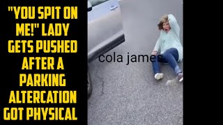 PARKING RAGE GETS PHYSICAL BETWEEN 2 WOMEN AFTER A CONFRONTATION