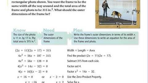 9 4 Factoring to Solve Quadratics