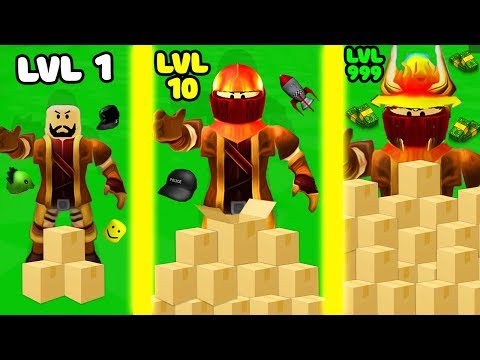EVOLUTION OF BOXED TO FING TREASURE IN GAME ROBLOX UNBOXING SIMULATOR!