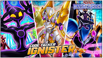 NEW @IGNISTER SUPPORT! Ignister Code Talker Deck! | Deck List & Combo | Yu-Gi-Oh! Master Duel