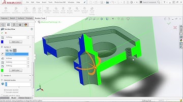 Solidworks Tutorial 71:Solidworks Views, Sections