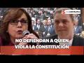 Duras palabras de MALÚ MICHER en el SENADO contra LOS PANISTAS