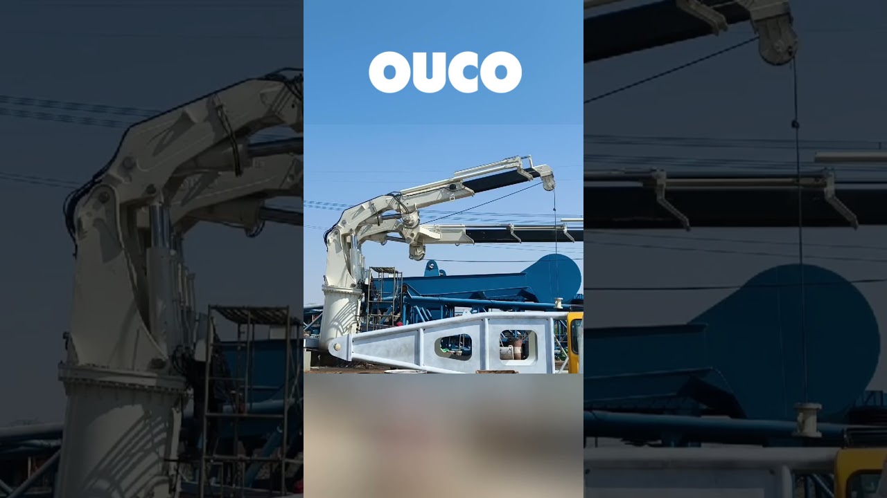 4T 14M Knuckle&Telescopic Boom Marine Crane