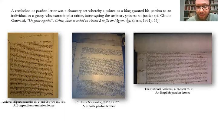 Verreycken Pardon Letters