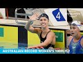 Emma McKeon Australian Record Breaking Moment | 2021 Australian Swimming Trials | Amazon Originals