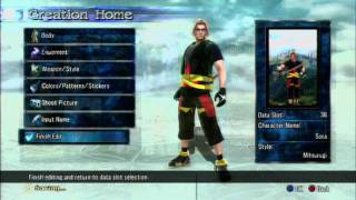 Soul Calibur 5 - Kingdom Hearts 2 SORA character creation