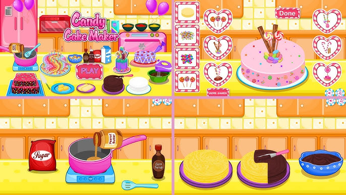 Cooking Cake Bakery Store - Jogos na Internet