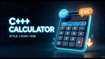 Build a Simple Calculator in C++ | Add Icons, Style & Create Standalone Build