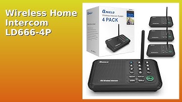 REVIEW (2025): Wireless Home Intercom LD666-4P. Features.