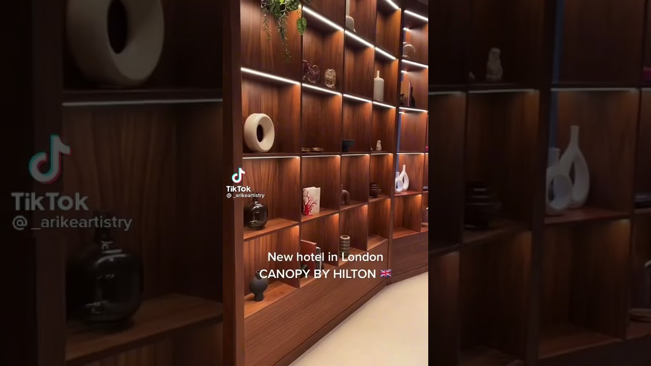 Luxury hotel canopy by hilton