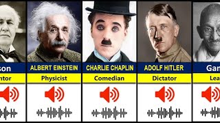 Voices of historical figures
