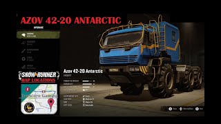 AZOV 42-20 Antarctic SNOWRUNNER ALL Upgrade Locations