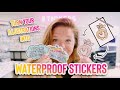 Illustrations into WATERPROOF STICKERS! *tutorial* + LIFE UPDATE